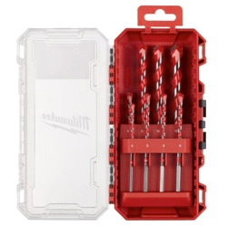 vendita online Set 8 punte per calcestruzzo serie premium Punte per muri - Corone roditrici per muri - Attacchi ratio Milwaukee