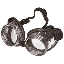 vendita online Occhiali di protezione; montatura in alluminio,bordatura di plastica; lenti incolori in carborock Protezione occhi Sicutool