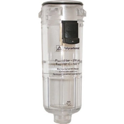 vendita online Bicchieri ricambio variobloc in policarbonato per lubrificatori attacco poll 1/4-3/8 Accessori e componenti per aria compressa Ewo
