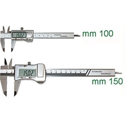 vendita online Calibri elettronici digitali lettura 0,01 mm/0,0005 con guscio in metallo Strumenti Di Misura E Controllo - Calibri - Micrometri - Contafiletti - Spessimetri - Goniometri - Nastri, Righe, Flessometri, Aste, Rotelle Metriche - Squadre - Truschini Mib
