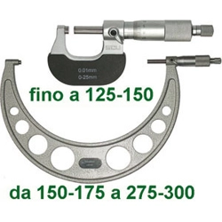 vendita online Micrometri tipo standard, din 863 Strumenti Di Misura E Controllo - Calibri - Micrometri - Contafiletti - Spessimetri - Goniometri - Nastri, Righe, Flessometri, Aste, Rotelle Metriche - Squadre - Truschini Mib