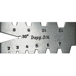 vendita online Calibri per filetti/utensili tipo per filetti trapezoidali da mm 2 a mm 12 e 30° Strumenti Di Misura E Controllo - Calibri - Micrometri - Contafiletti - Spessimetri - Goniometri - Nastri, Righe, Flessometri, Aste, Rotelle Metriche - Squadre - Truschini Sicutool