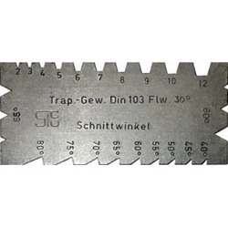 vendita online Calibri per filetti/utensili whitworth,metrici,trapezoidali mm 2-12,con intagli 40°-80° Strumenti Di Misura E Controllo - Calibri - Micrometri - Contafiletti - Spessimetri - Goniometri - Nastri, Righe, Flessometri, Aste, Rotelle Metriche - Squadre - Truschini Sicutool