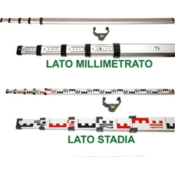 vendita online Aste graduate telescopiche Strumenti Di Misura E Controllo - Calibri - Micrometri - Contafiletti - Spessimetri - Goniometri - Nastri, Righe, Flessometri, Aste, Rotelle Metriche - Squadre - Truschini Richter