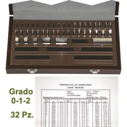 vendita online Blocchetti di riscontro in assortimento precisione 1 Strumenti Di Misura E Controllo - Calibri - Micrometri - Contafiletti - Spessimetri - Goniometri - Nastri, Righe, Flessometri, Aste, Rotelle Metriche - Squadre - Truschini Mib