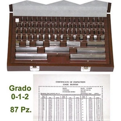 vendita online Blocchetti di riscontro in assortimento precisione 0 Strumenti Di Misura E Controllo - Calibri - Micrometri - Contafiletti - Spessimetri - Goniometri - Nastri, Righe, Flessometri, Aste, Rotelle Metriche - Squadre - Truschini Mib