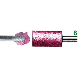 vendita online Mole abrasive rotative attacco ø mm 6; in corindone rosa; durezza m forma cilindrica Mole A Disco E A Tazza Sicutool