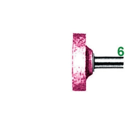 vendita online Mole abrasive rotative attacco ø mm 6; in edelkorund rosa; qualità: ekr - durezza n forma a disco Mole A Disco E A Tazza Erzett