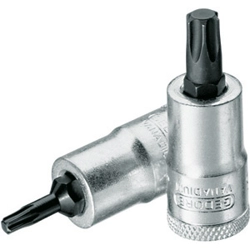 vendita online Chiavi a bussola att. 3/8 din 3120 - iso 1174 con poligono esterno torx; lungh. mm 49 Chiavi a Bussola Gedore