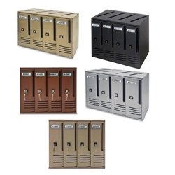 vendita online Casellario postale cubo composto 4 posti Cassette postali Alubox