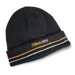 vendita online Cappellino lana black con risvolto Guanti e accessori da lavoro Beta