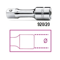 vendita online Prolunga attacco quadro m/f 1/2" mm.75 art.920/20 Chiavi bussole e cacciaviti Beta