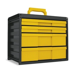 vendita online Cargosystem a 4 cassetti 2 alti + 2 bassi cassettiere e carrelli porta attrezzi Di Martino