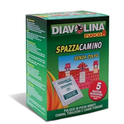 vendita online Diavolina spazzacamino busta 5x50 gr. Accessori e ricambi per barbecue Diavolina