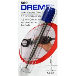 vendita online Dremel punta rimozione cemento 569 da 1,6 mm. Accessori Dremel per taglio e rimozione Dremel