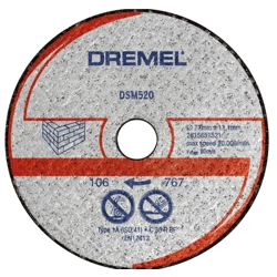 vendita online Dremel 2 dischi taglio laterizzi dsm520 Dremel multiutensile Dremel