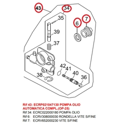 vendita online Pompa olio per motosega echo Ricambi e accessori per elettroutensili da giardino Echo