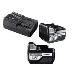 vendita online Kit 18v 5 ah power kit c Batterie a litio e caricabatterie Hikoki