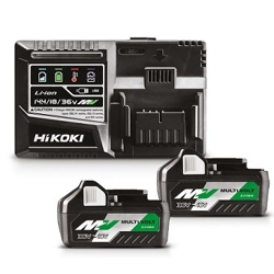 vendita online Booster pack n.2 batterie bsl36b18x + caricabatterie uc18ysl3 Ricambi e accessori per elettroutensili Hikoki