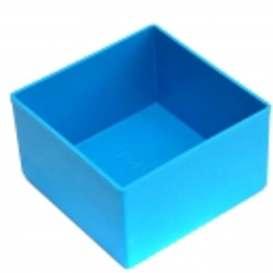 vendita online Vaschetta blu 108x108 mm. Carrelli da lavoro e contenitori  porta utensili Hm Muller