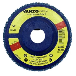 vendita online Disco lamellare diam.115 mm zirconio Rotoli, dischi e spazzole abrasive I.co.mec