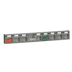 vendita online Cassettiera a 9 cassetti 600x69x77h mm. grigio Carrelli e Contenitori Per Officina - Moduli Per Carrelli Imilani