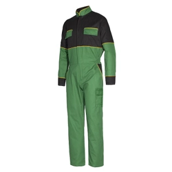 vendita online Tuta da lavoro bicolor verde-nero Abbigliamento da lavoro Industrial Starter