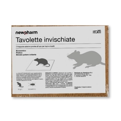 vendita online Rattì tavolette invischiate per topi 19x28 cm Insetticidi Newpharm
