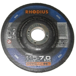 vendita online Disco per smerigliatura rhodius 115x7,0 rs2 Ricambi e accessori per elettroutensili Rhodius