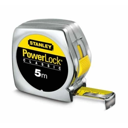 vendita online Flessometro powerlock da 5 m. Misuratori e Livelle Stanley