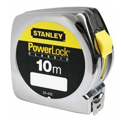 vendita online Flessometro powerlock da 10 m. Misuratori e Livelle Stanley