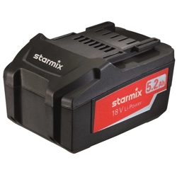 vendita online Batteria li-power 18v 5.2 ah art.448824 Accessori e ricambi per aspiratori Starmix