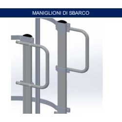 vendita online Maniglione singolo di sbarco svelt Accessori e ricambi per scale e ponteggi Svelt Spa