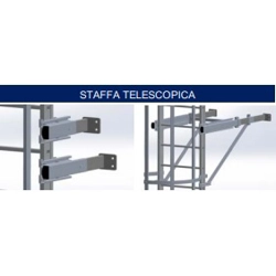 vendita online Staffa telescopica da 700 a 1200 mm svelt Accessori e ricambi per scale e ponteggi Svelt Spa