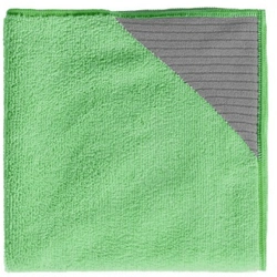 vendita online Panno dual-t verde microfibra art.tch104040 Accessori per pulizia vetri, superfici e pavimenti Tts