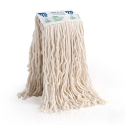 vendita online Mop cotton ecolabel 400 gr. con supporto da 8 cm. Accessori per lavaggio vetri, superfici e pavimenti Tts