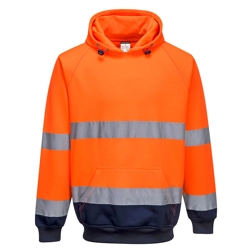 vendita online Felpa bicolore con cappuccio hi-vis Felpe e Maglie Altà visibilità Portwest