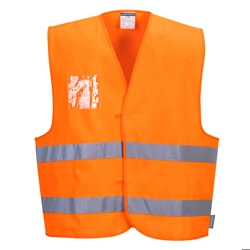 vendita online Gilet con porta badge hi-vis Giacche Alta visibilità Portwest