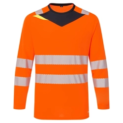 vendita online Dx4 hi-vis t-shirt l/s Felpe e Maglie Altà visibilità Portwest