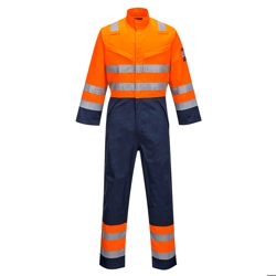 vendita online Tuta modaflame ris navy/orange Abbigliamento ignifugo e antincendio Portwest