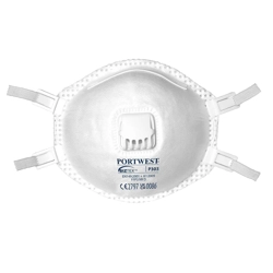 vendita online Mascherina ffp3 dolomite con valvola (pk10) Protezione vie respiratorie Portwest
