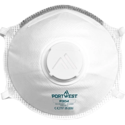 vendita online Mascherina ffp3 dolomia light cup con valvola Protezione vie respiratorie Portwest