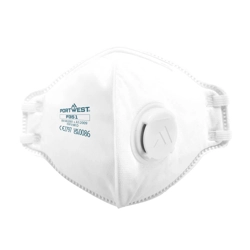 vendita online Mascherina ffp3 dolomia pieghevole con valvola (pk20) Protezione vie respiratorie Portwest