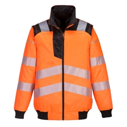 vendita online Bomber pw3 hi-vis 3-in-1 Giacche Alta visibilità Portwest