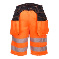 vendita online Pw3 bermuda holster hi-vis Pantaloni Alta visibilità Portwest