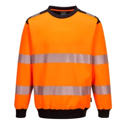 vendita online Felpa girocollo pw3 hi-vis Felpe e Maglie Altà visibilità Portwest