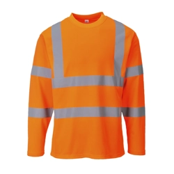 vendita online T-shirt maniche lunghe hi-vis Felpe e Maglie Altà visibilità Portwest