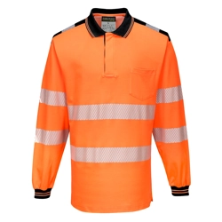 vendita online Pw3 polo manica lunga hi-vis Felpe e Maglie Altà visibilità Portwest