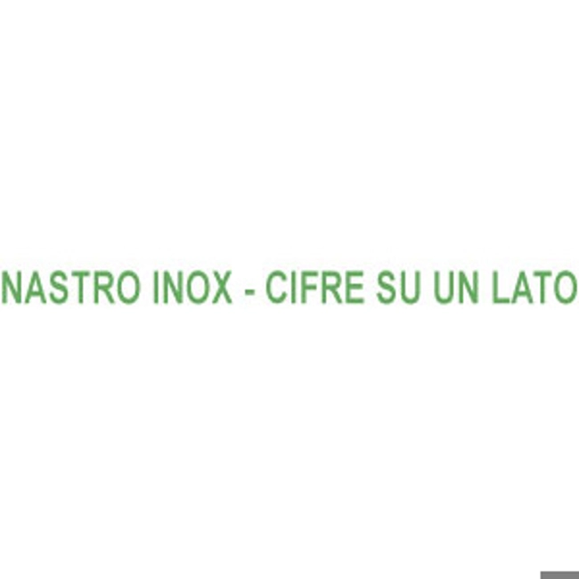 Vendita online ROTELLE METRICHE NASTRO ACCIAIO INOX LARGH. MM 13; DIVISIONE IN CM