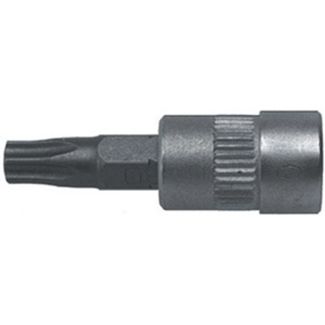 Vendita online CHIAVI A BUSSOLA ATT. 1/4 DIN 3120 - ISO 1174 CON POLIG. ESTERNO TORX CON FORO; LUNGH. MM 35